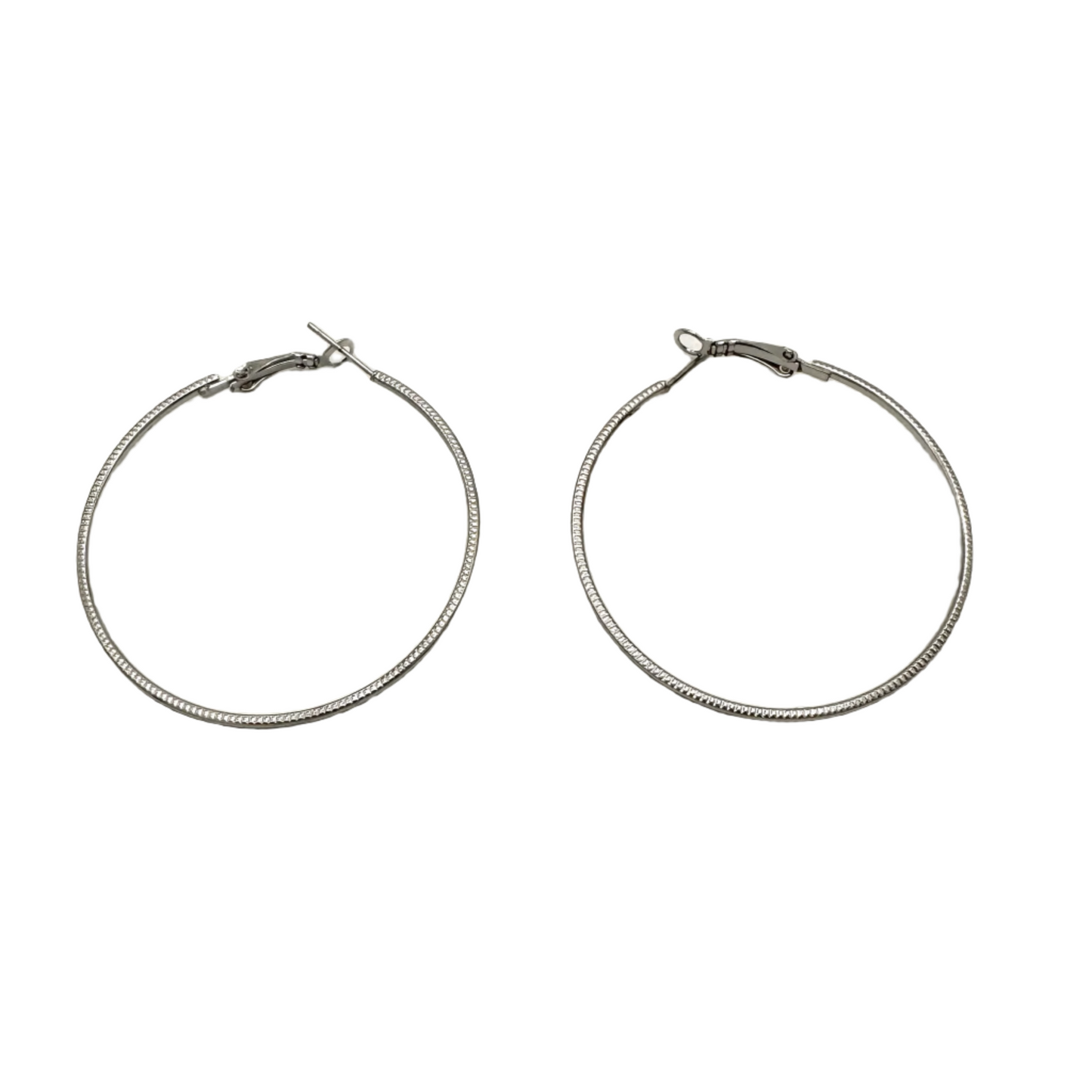 925 Sterling Silver Hoops [ER102]