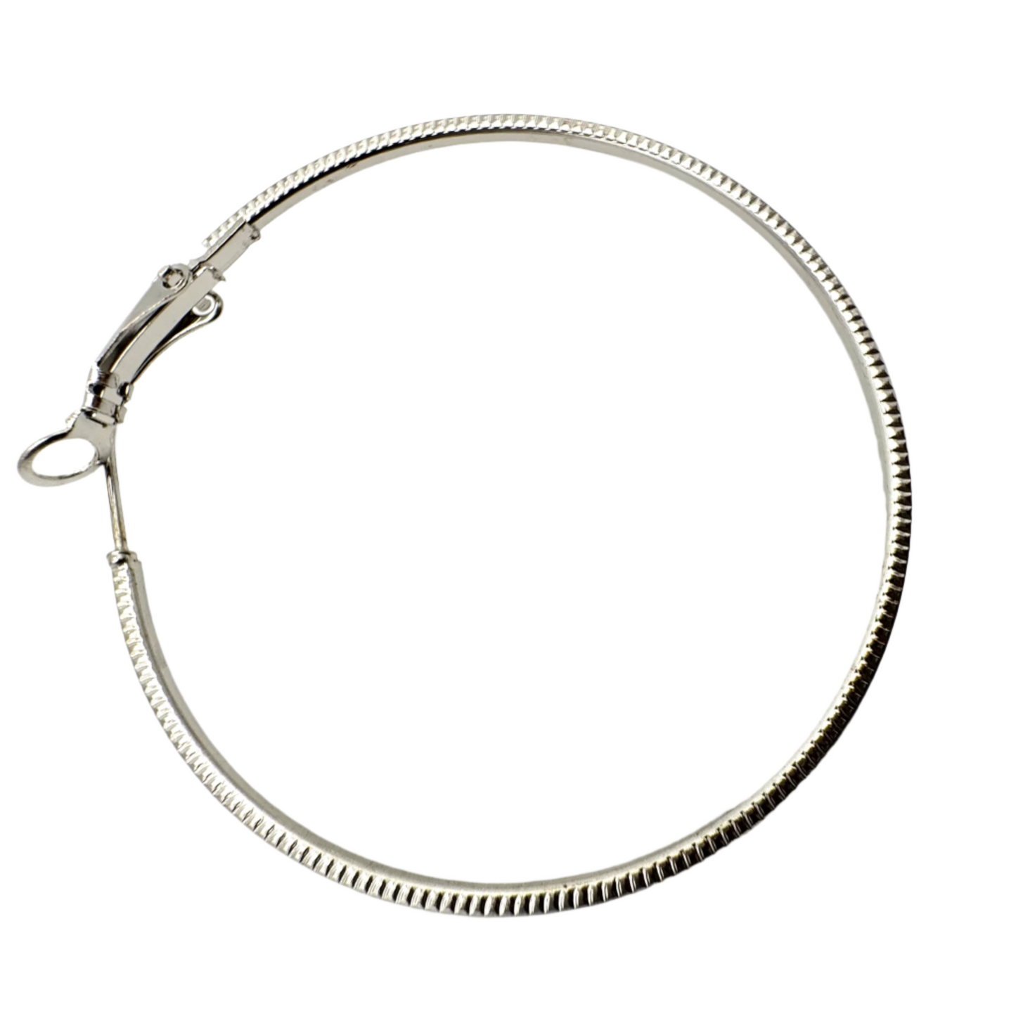 925 Sterling Silver Hoops [ER102]