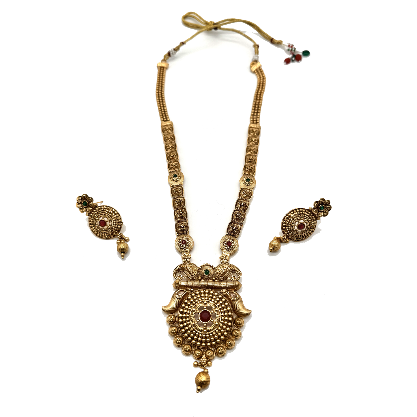 Gold Plated Necklace & Earring Set