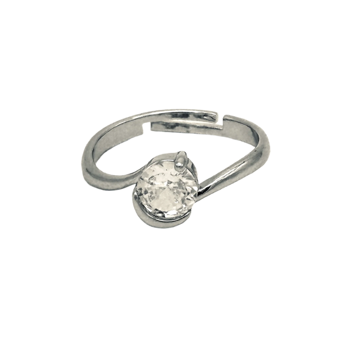 925 Sterling Silver Ring With Zircon Stone[R101]