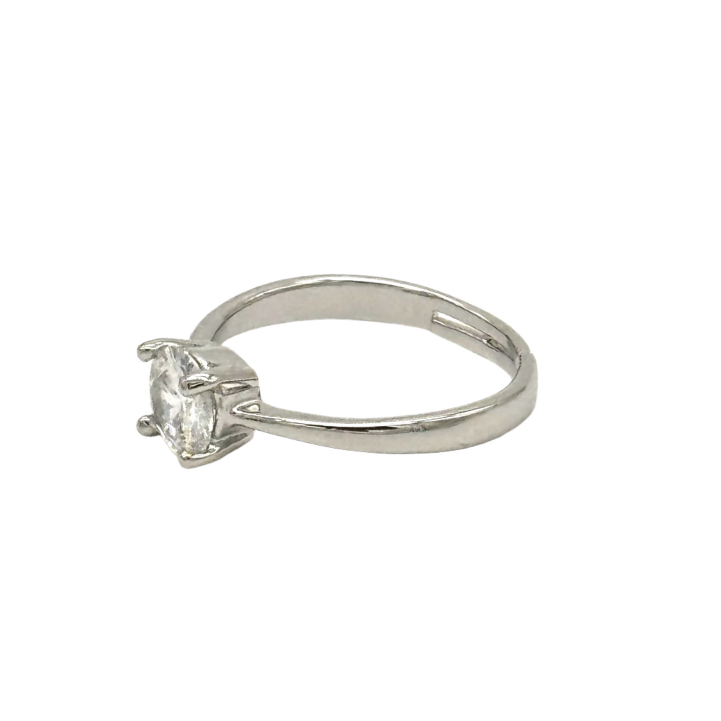 925 Sterling Silver Ring With Zircon Stone[R102]