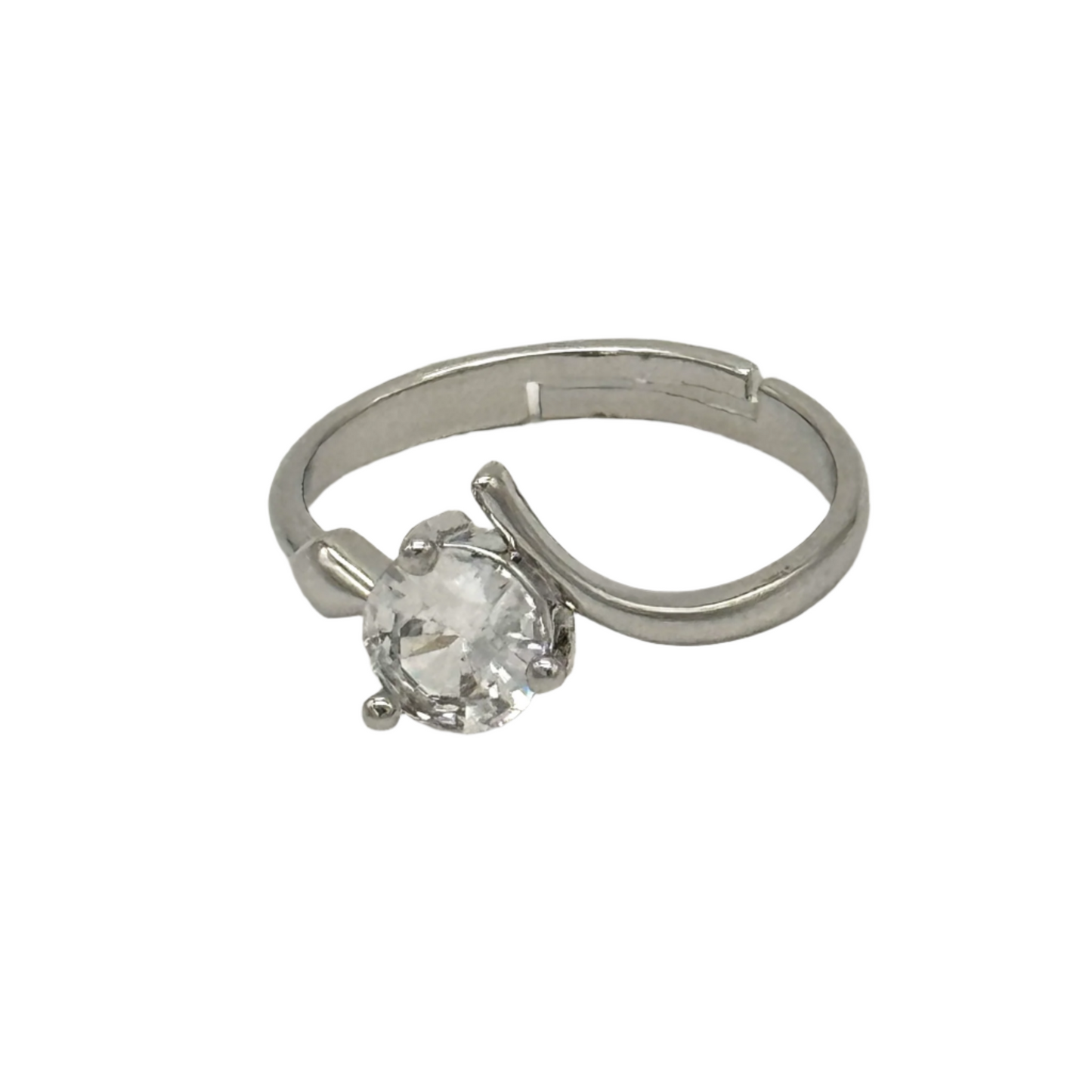 925 Sterling Silver Ring With Zircon Stone[R107]