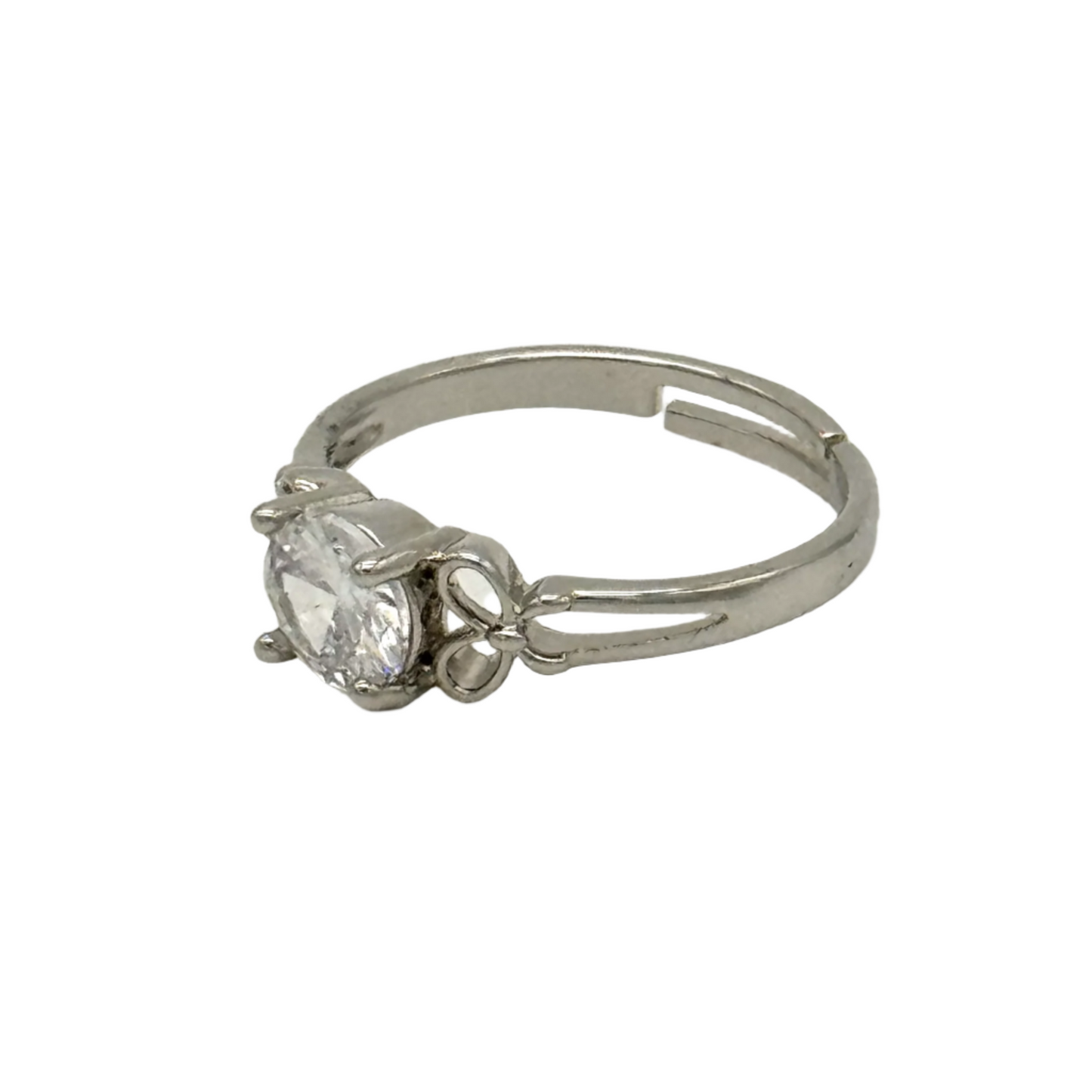 925 Sterling Zilveren Ring Met Zirkoon Steen[R108]