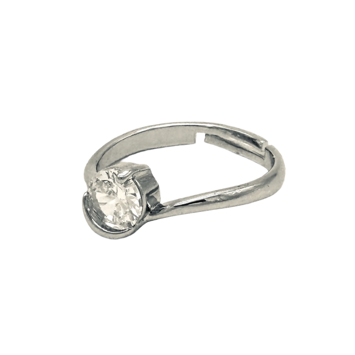 925 Sterling Silver Ring With Zircon Stone[R101]